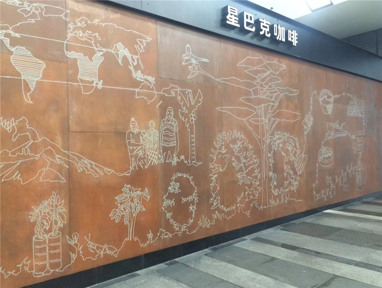 杭锦耐候钢幕墙